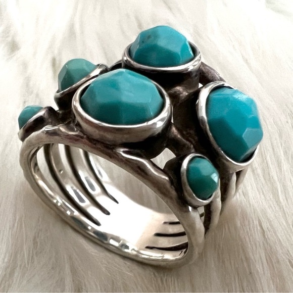 Ippolita Kingman mine turquoise and silver ring
ROCK CANDY - Picture 4 of 14